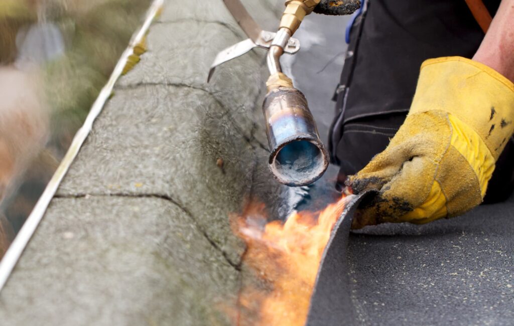 Flat roof repair